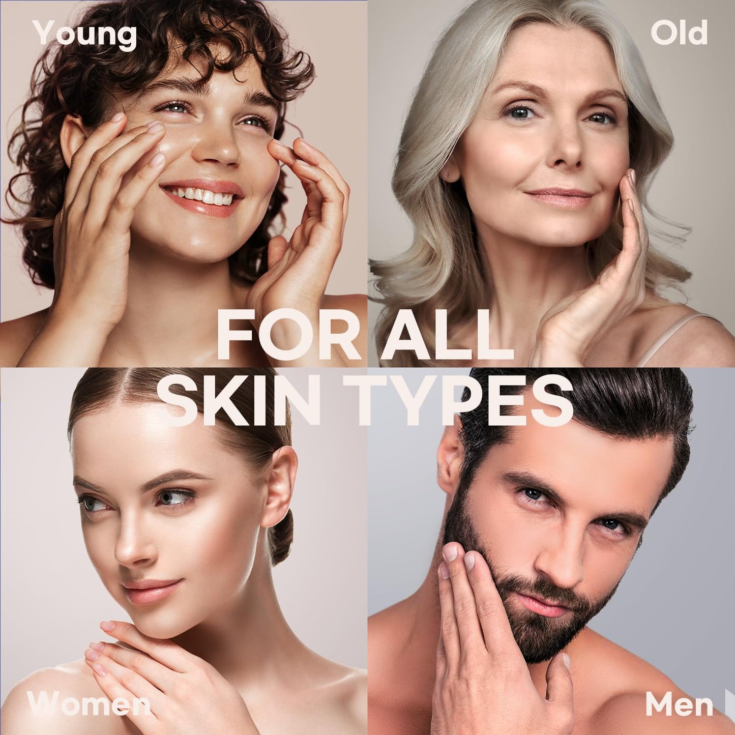 Korean Caffeine Collagen Eye Cream: Puffiness & Dark Circles Under Eye Treatment - Anti-Aging with Peptides & Hyaluronic Acid, 1 oz / 30g