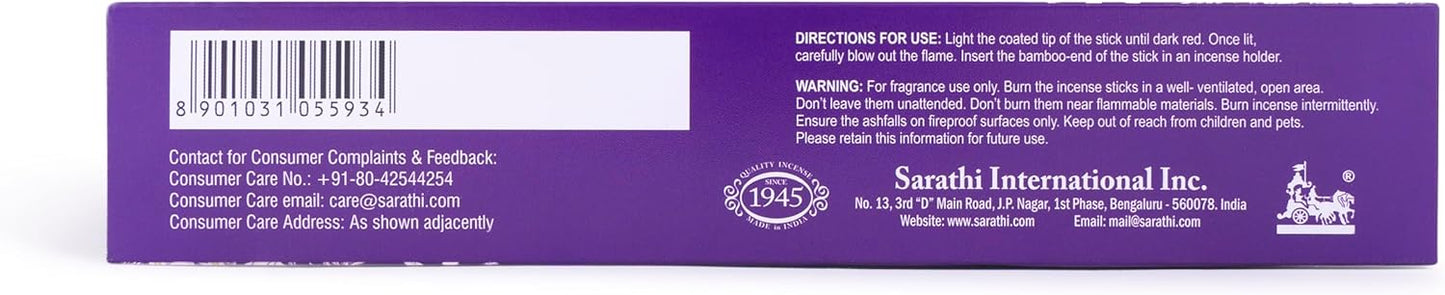 Tulasi Smudge Incense Sticks Gift Pack – 6 Scents x 40g Each – White Sage, Palo Santo, Lavender, Frankincense, Sandalwood, Rose – 48 Natural Herbal Incense for Aromatherapy, Yoga, Meditation