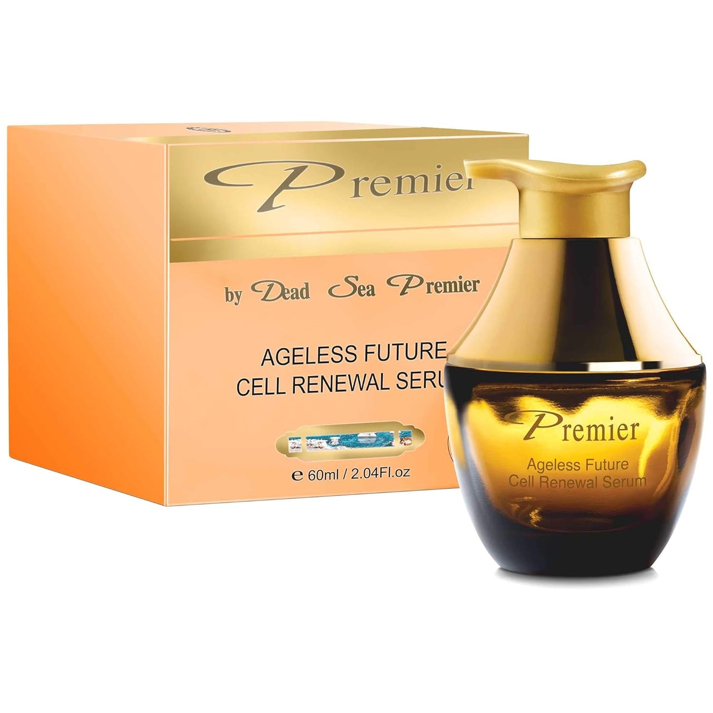 Premier Dead Sea Classic Ageless Future Cell Renewal Serum 2.04 Fl oz