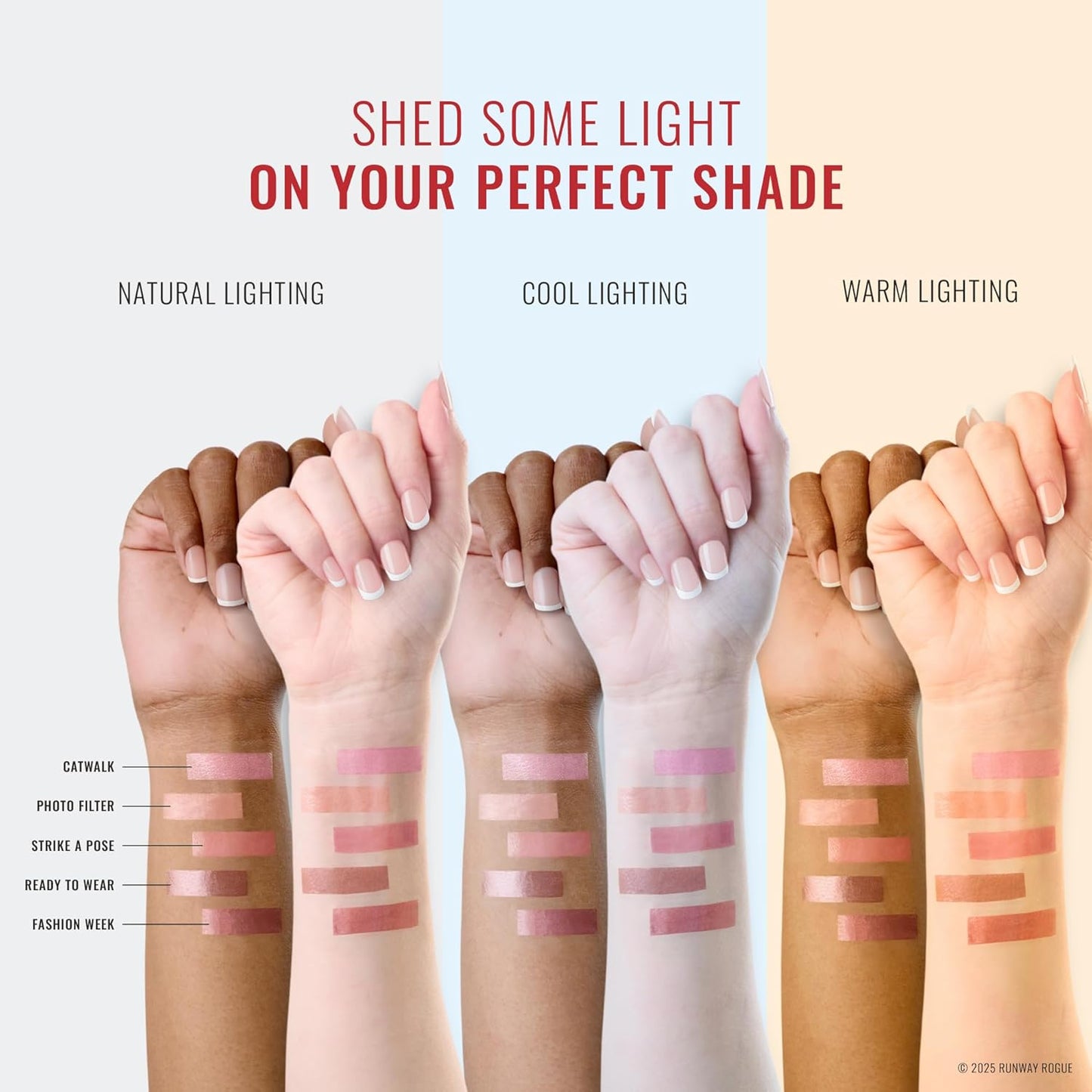 Runway Rogue LuxGloss Lip Gloss, High-Pigment Shimmery Muted-Rose Lip Gloss, ‘Strike a Pose’