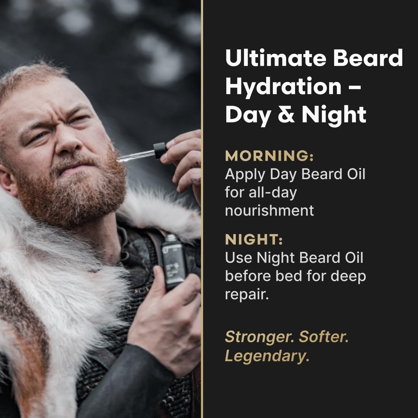 The Beard Struggle Tonic + Elixir Beard Oil Bundle - Silver Collection - Grooming Beard Oil - Softens, Moisturizers, and Strengthens Beard Growth - Pack of 2, Alfheim's Forests