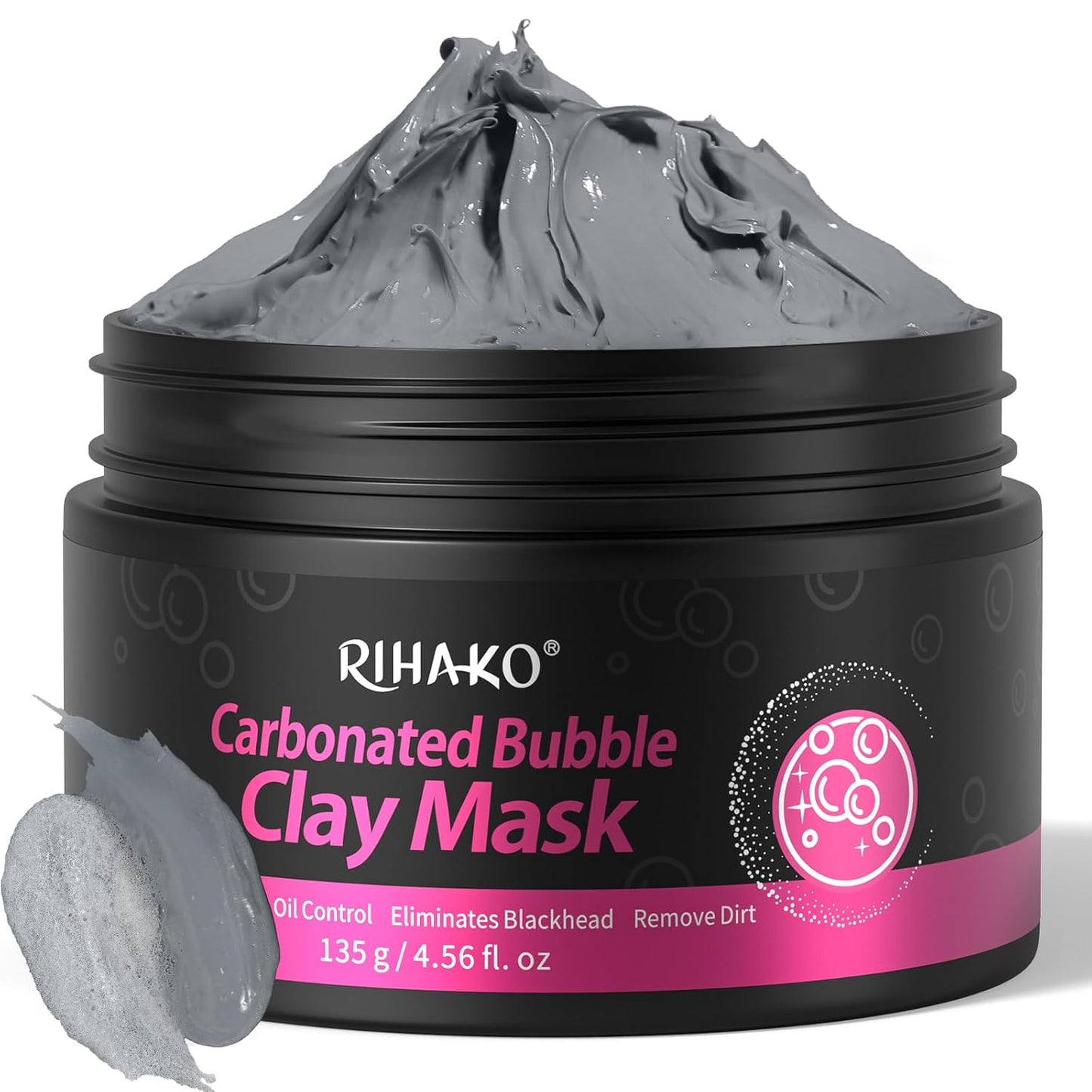Carbonated Bubble Clay Mask -Exfoliation Face Mask | Detoxing Clay Mask for Blackhead Removal,Dull Skin,Skincare Facial Mask for Controlling Oil and Refining Pores,Mothers Day Gifts for Wife