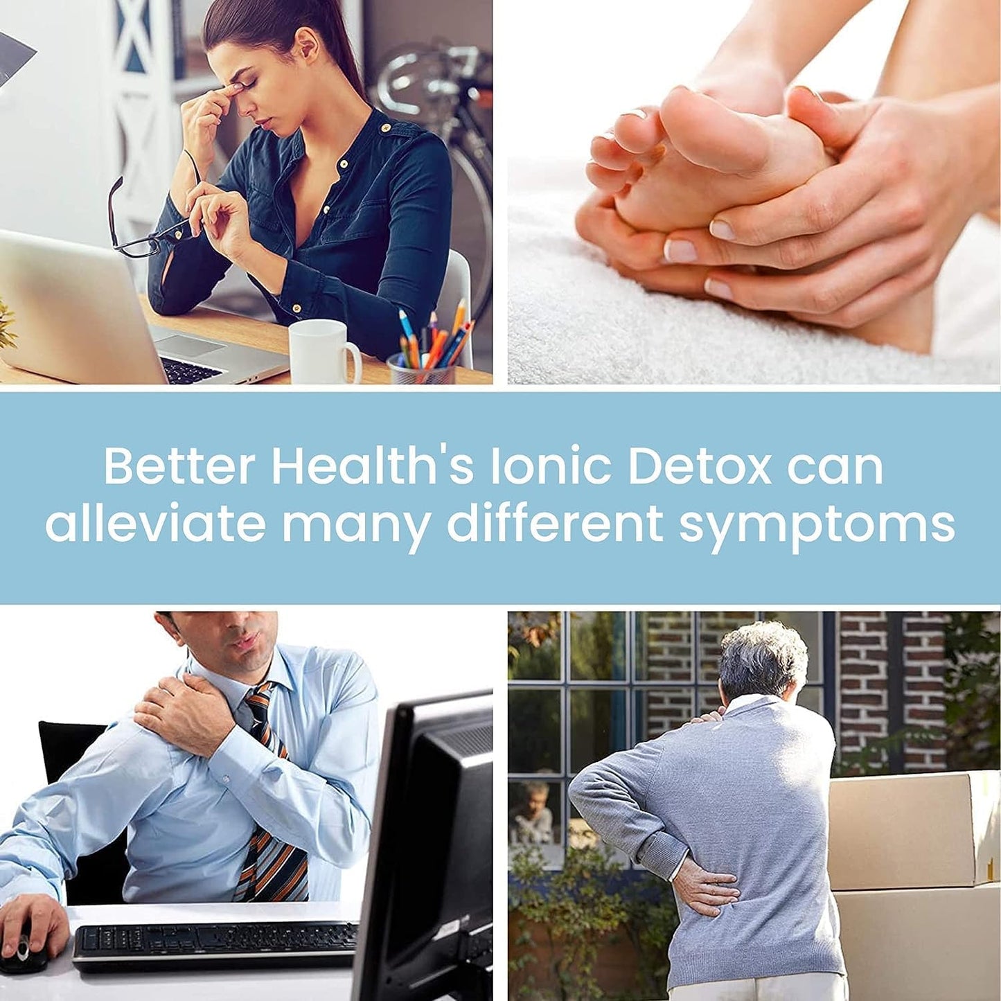 Ionic Foot Bath Detox Machine - Foot Spa Bath for Home Use - Free Regain Health & Vitality Booklet & Brochure (02 Detox Machine Home&Pro with Basin)