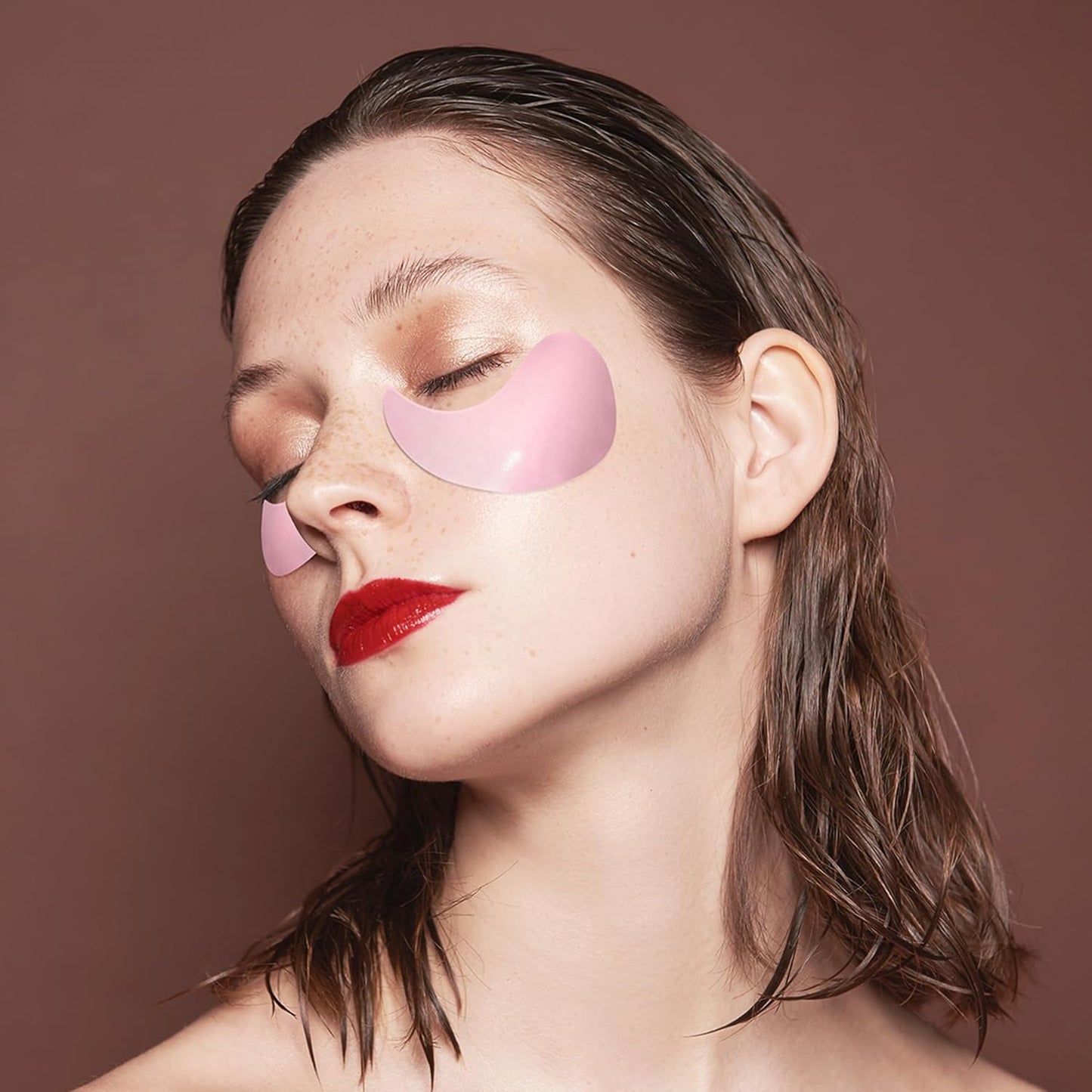 Rose Eye Mask-60 PCS- Under Eye Patches Eye Treatment Mask for Dark Circles Puffy Eyes Eye Bags Fine Lines Anti-Wrinkle with Hyaluronic Acid