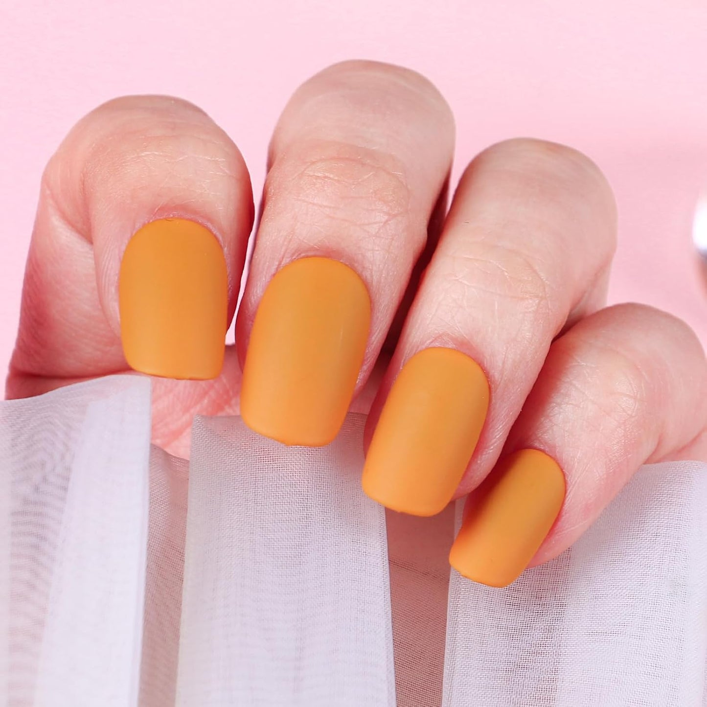 Matte Nail Polish Quick Dry Nail Lacquer for Nail Art Varnish, Mist Effect Matte Finish Velvet Nail Polish, 0.35 fl oz (Egg Yellow-02, 10 ML)