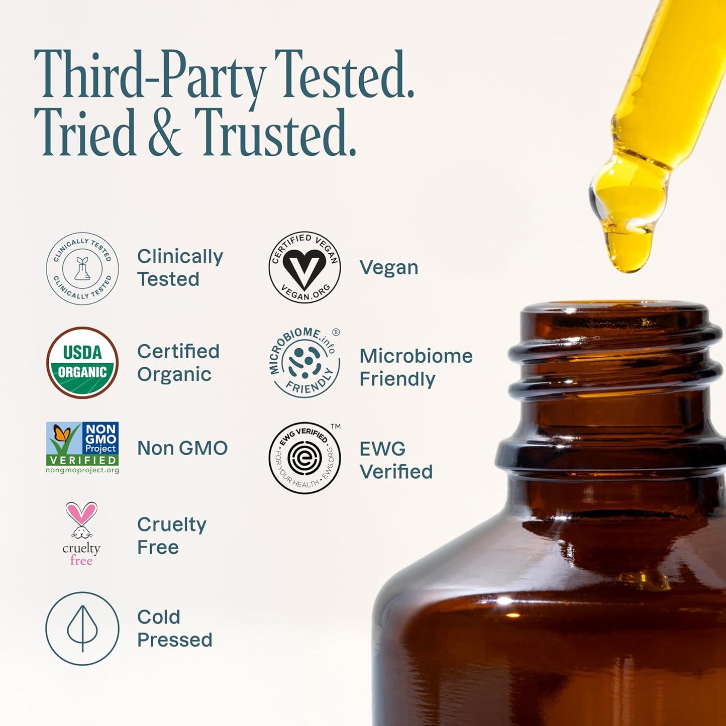 Cliganic Organic Jojoba Oil 16 oz, 100% Pure | Bulk, Natural Cold Pressed Unrefined Hexane Free for Hair & Face | Base Carrier Oil