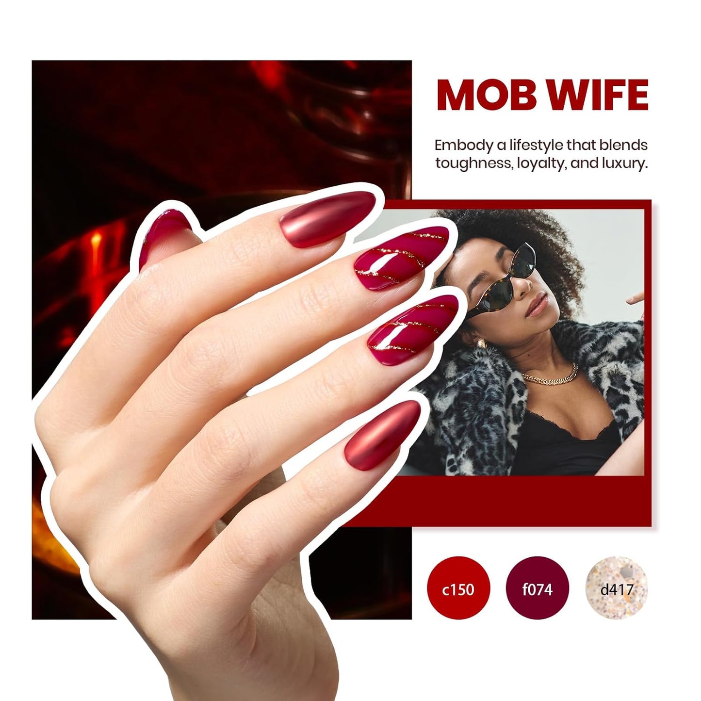 Beetles Gel Nail Polish Kit with Uv Light, 75PCS Gel Polish Starter Kit with Base Top Coat Exquisite 45 Colors Femininity Burgundy Red Green Nude Polish Nail Art Gift for Women