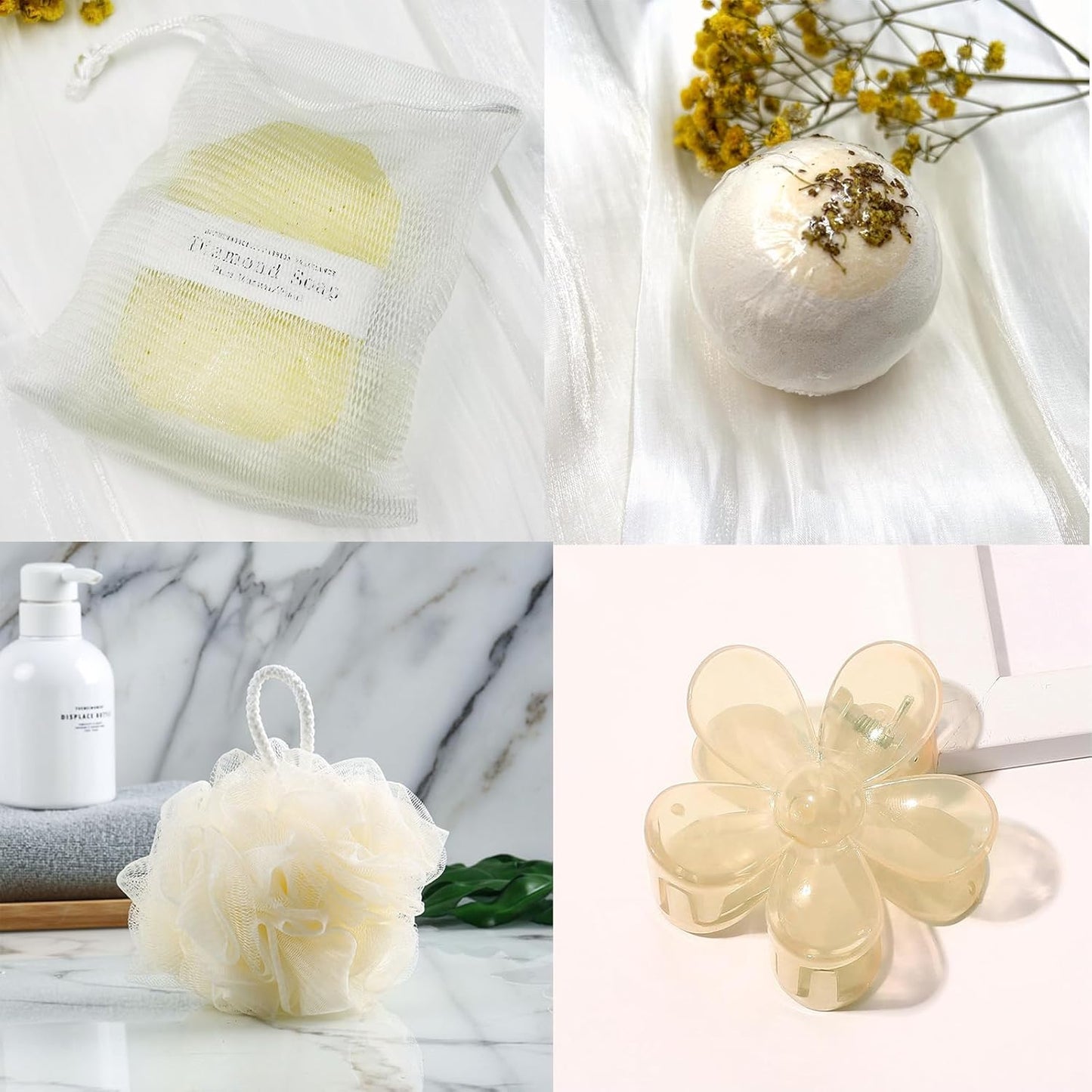 Birthday Gifts for Women Relaxing Spa Gift Basket Set for Her, Birthday Gifts for Mom Grandma Sisters Friends Female Wife Girlfriend Daughter Aunt, Birthday Gifts for Women Who Have Everything Gold