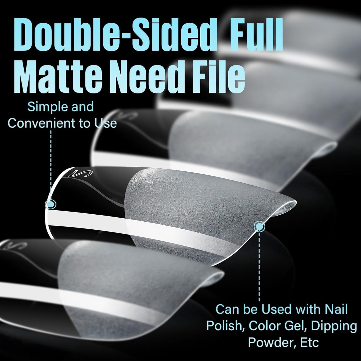 TOMICCA Extra Short Square Nail Tips,Fake Nails Half Matte Acrylic Gel Nail Tips 240Pcs Full Cover False Nails 12 Sizes for Nail Extension Home DIY Salon