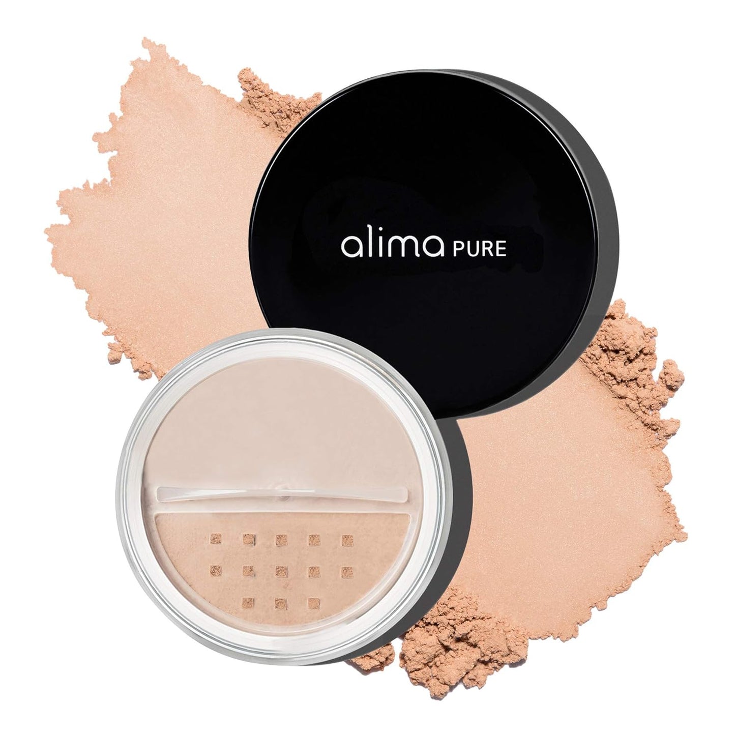Alima Pure Matte Foundation Loose Mineral Powder Foundation Makeup, Loose Powder Makeup Oil Free Talc Free Powder, Natural Makeup Mineral Foundation Full Coverage Natural Foundation Powder .16 oz/4.5g
