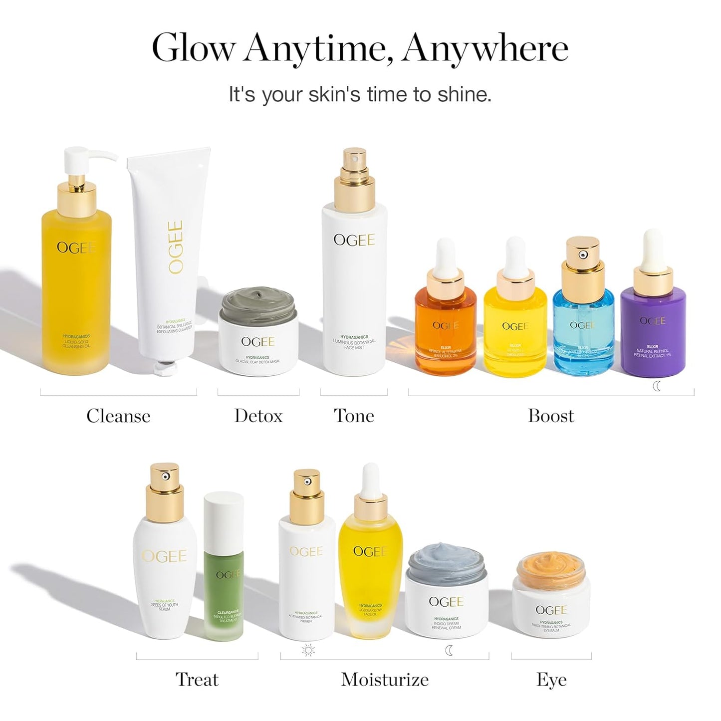 Ogee Jojoba Glow Face Oil – Organic & Natural, Moisturizing, Multi-Tasking Facial Treatment Oil (30ml)