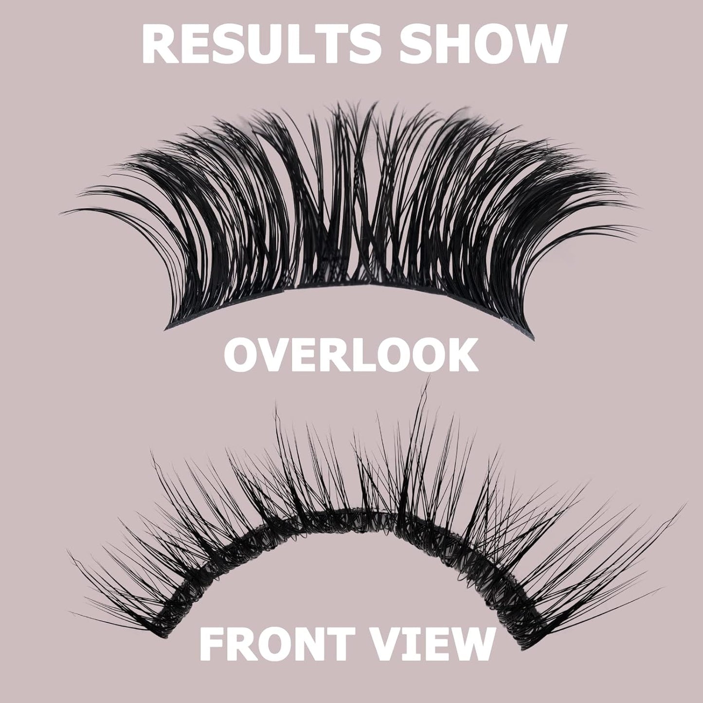 QUEWEL Cluster Lashes 72 Pcs Wide Stem Individual Lashes C/D Curl 8-16mm Length DIY Eyelash Extension False Eyelashes Soft for Personal Makeup Use at Home (natural03-D-MIX8-16)