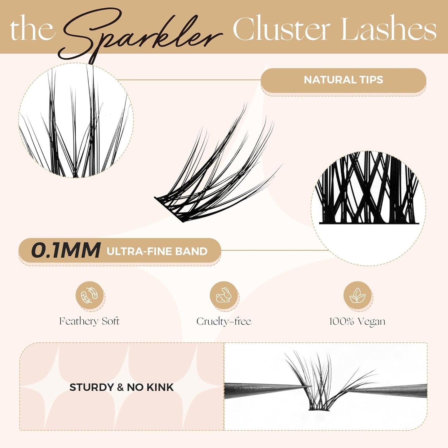 PopUp 168Pcs Cluster Lashes,8-16mm DIY Eyelash Extensions,Cluster Eyelashes for Self-application Individual Lashes at Home,3D Rapid Soft and Lightweight-Style CDD03