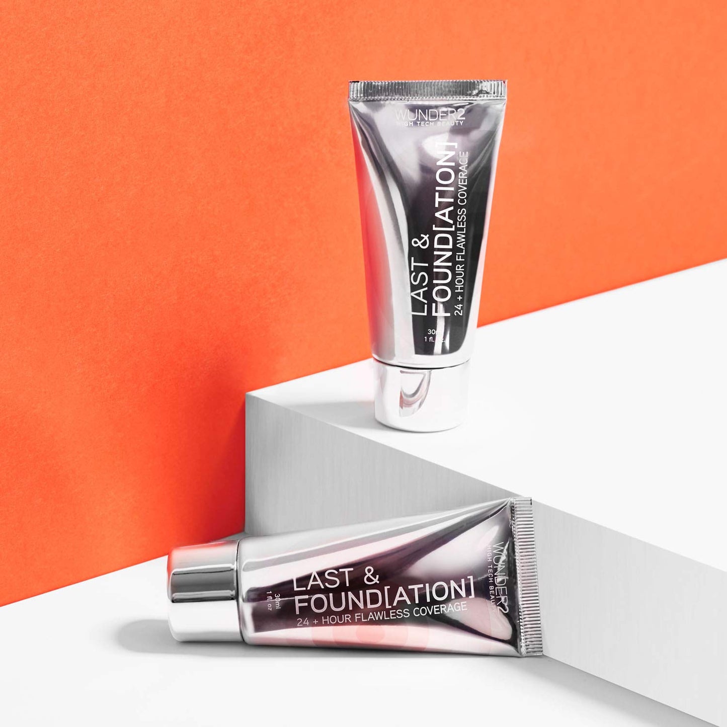 WUNDERBROW Full Coverage Foundation, Last & Found[ation] – Buildable Full Coverage Liquid Foundation For 24+ Hours Wear – Long Lasting, Waterproof, Nude