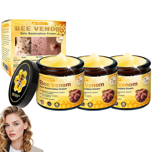 LipMaps Bee Venom skin Restoration Cream,Bee Venom Skin Treatment Cream,Deeply Moisturizing and Firming for All skin Types(3PCS)