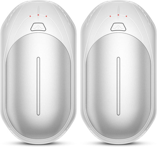 AI Hand Warmers Rechargeable 2 Pack, AI Smart Chips Electric Hand Warmers, 20Hrs Long Safe Heat, Portable Pocket Heater, Gifts for Christmas, Outdoor, Hunting, Golf, Camping Accessories