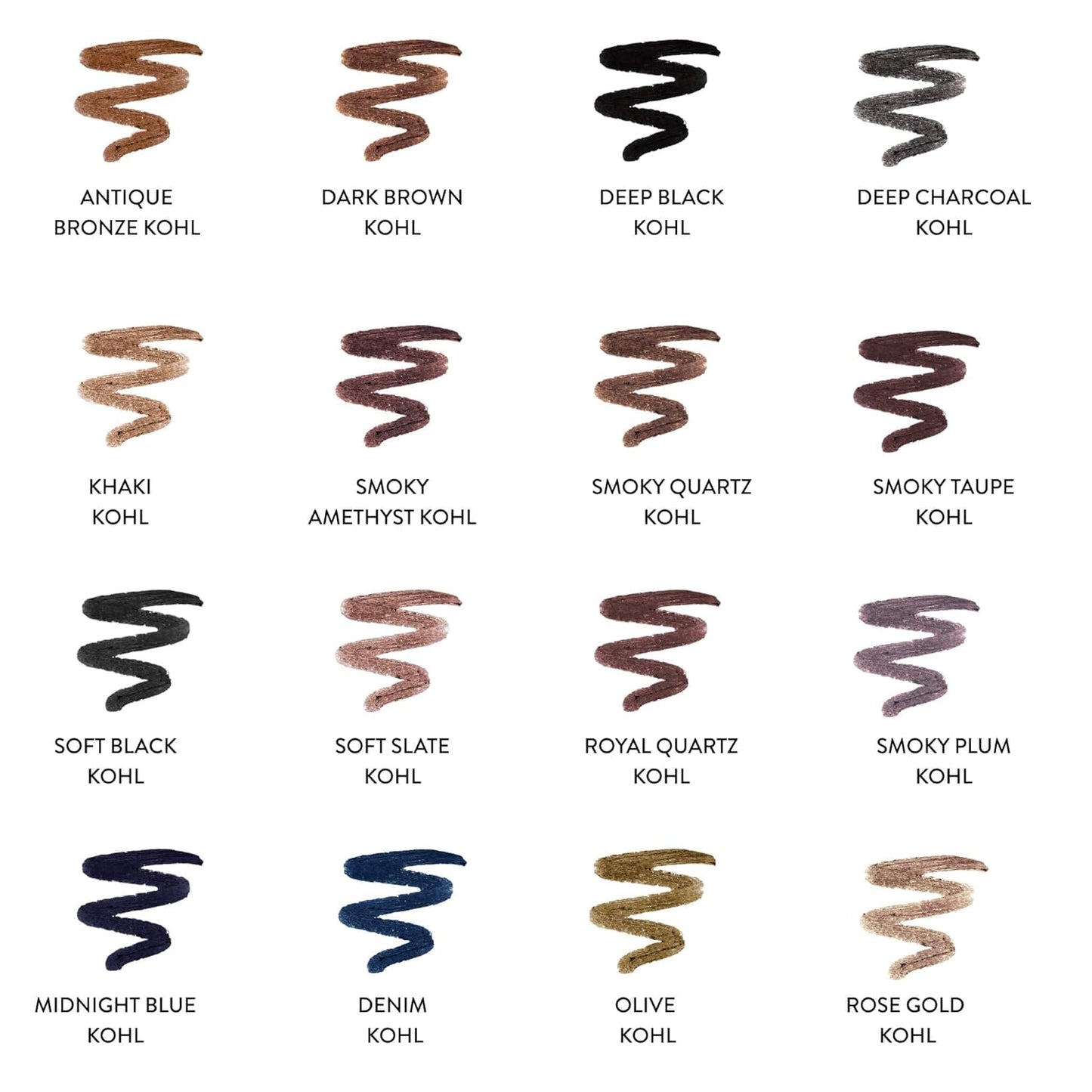 LAURA GELLER NEW YORK Kajal Longwear Kohl Eyeliner Pencil - Smoky Plum Kohl - Caffeine and Vitamin E - Smooth & Blendable Liner - Built-In Sharpener