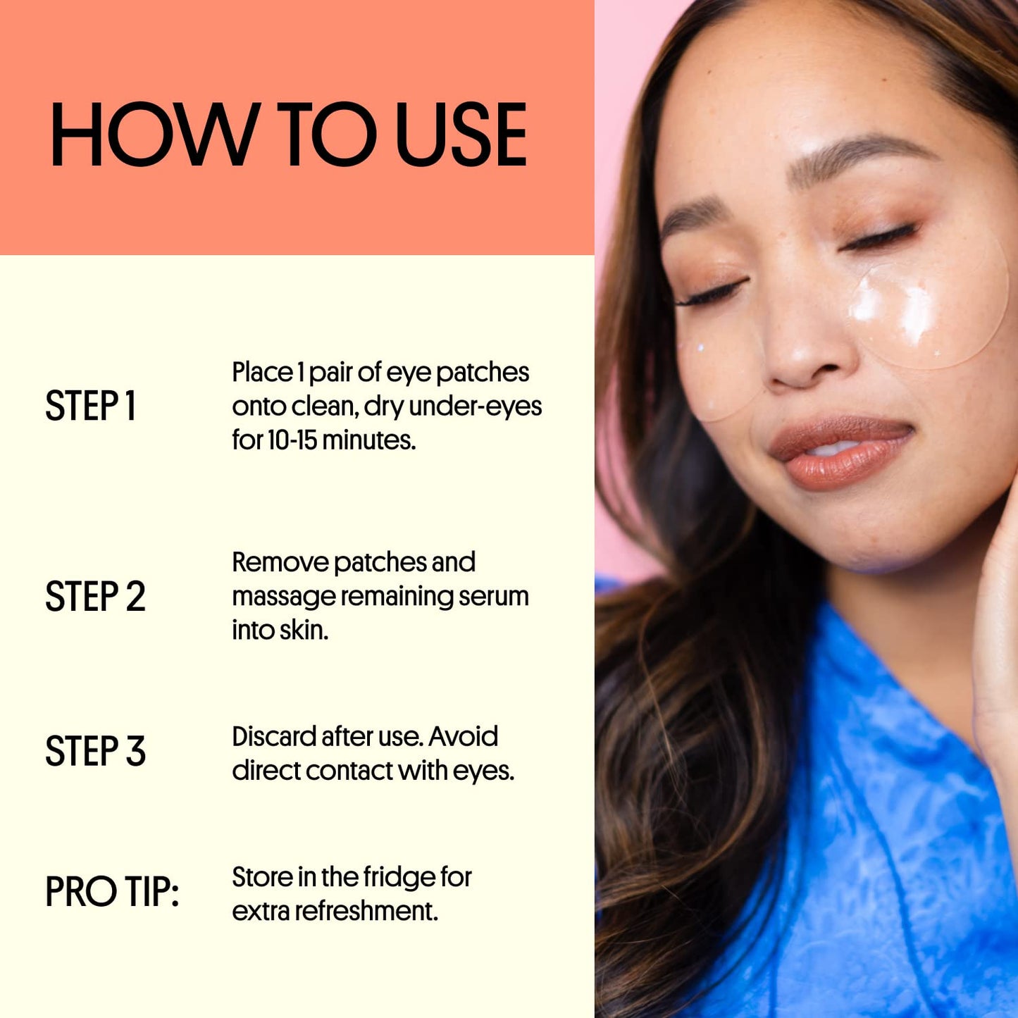 Winky Lux Wakey Wakey Hydrogel Eye Patches – Cooling Under Eye Patches for Puffiness, Dark Circles & Bags, Infused with Caffeine, Vitamin C & Hyaluronic Acid