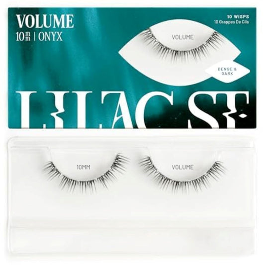 Lilac St - Volume Dramatic Faux Eyelash Clusters (10mm) - Dense & Distinctive Look - DIY Lash Extension Wisps - Lightweight & Lifelike - Lasts 10 Days - Korean Silk - Cruelty Free, Vegan - 10 Lashes