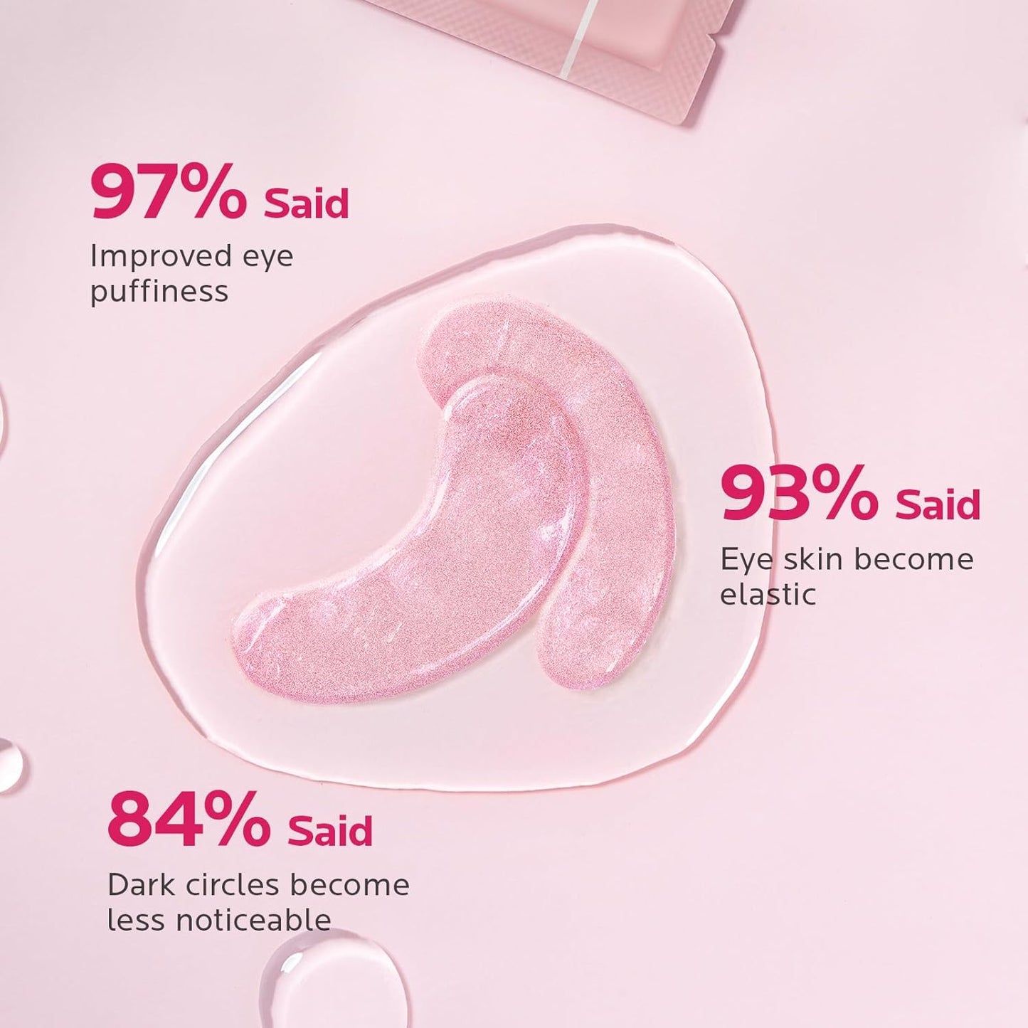 ZealSea 20 Pairs Eye Gel Pads for Dark Circles Wrinkles Eye Bags Puffy Eyes Hydrating Anti Aging Under Eye Mask Patches Lighten Fine Lines for Women