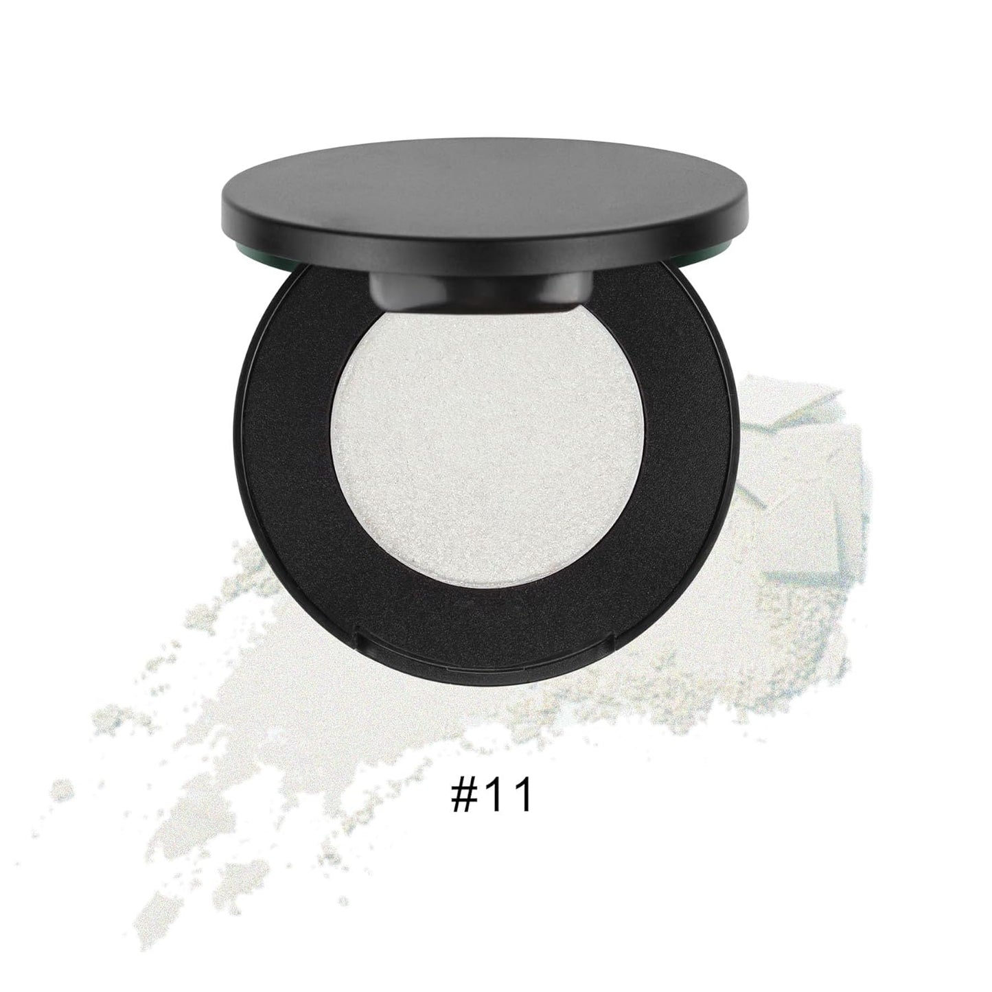 Face Highlighter Powder Palette, Glossy Glitter Illuminator Powder, Shimmer Shades for Face Highlighter Makeup, Highly Pigmented Natural Shiny Highlight Makeup Illuminator Highlighter 11