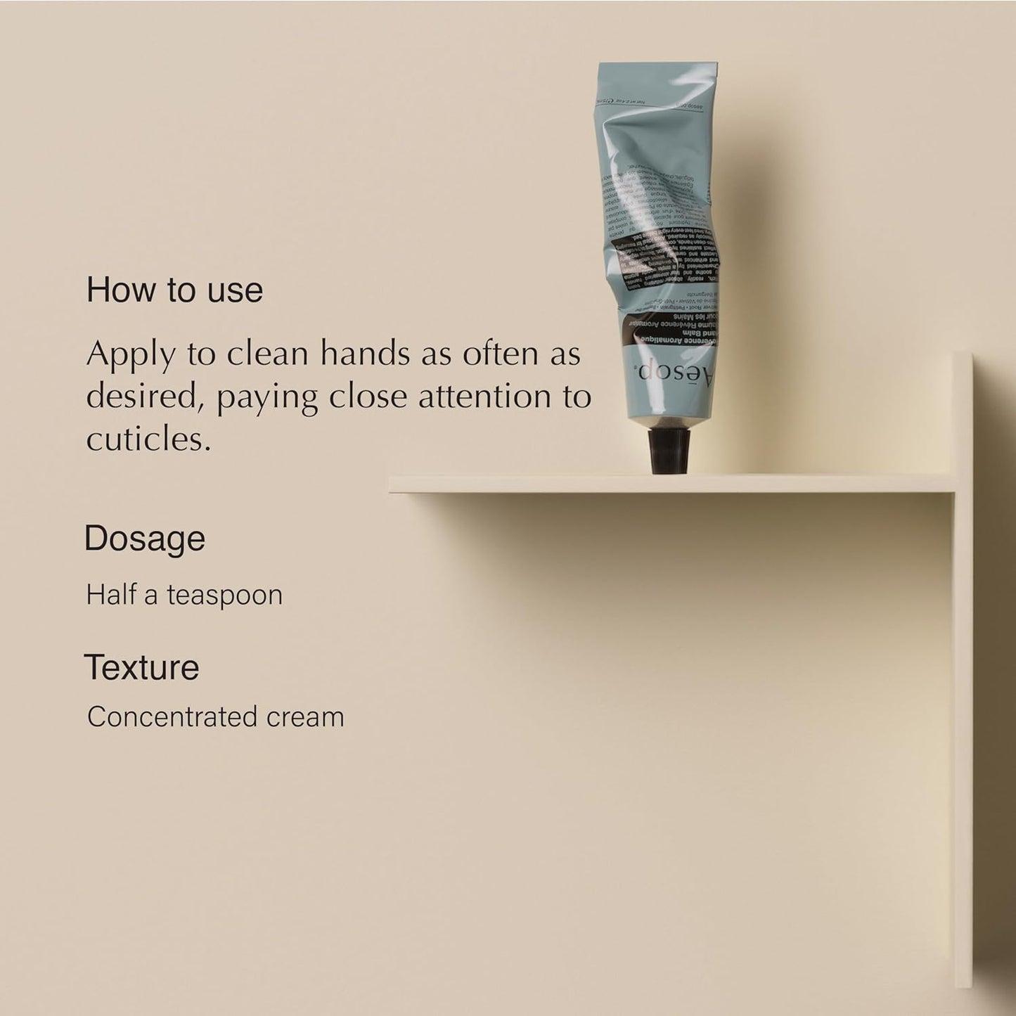 Aesop Reverence Aromatique Travel Size Hand Balm | Lotion that Gently Exfoliates Dry Hands + Nourishes with Macadamia Seed Oil and Shea Butter | 2.4 oz / 75 mL (Pack of 2)