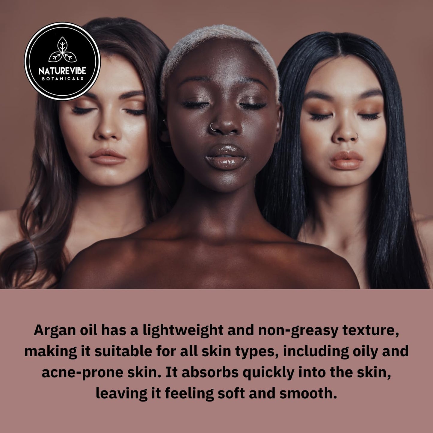 Naturevibe Botanicals Argan Oil 32 Fl oz – Cold Pressed, Unrefined, Pure Moroccan Argan Oil for Hair, Skin, Face & Massage – Natural Carrier Oil for DIY Beauty & Aromatherapy