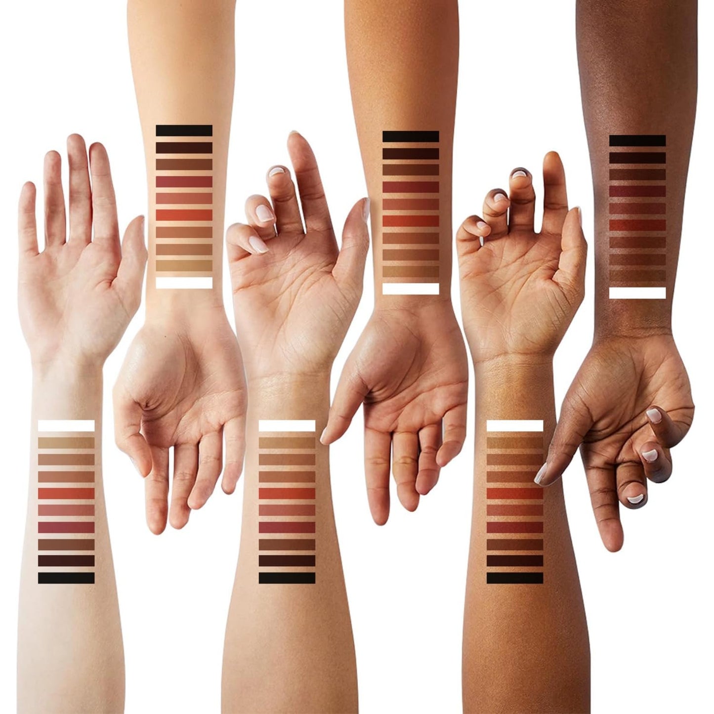 MAEPEOR Matte Liquid Eyeshadow 10 Colors Naked Smooth Creamy Eyeshadow Long Lasting and Waterproof Lightweight Cream Eye Shadow (P05 Maple)