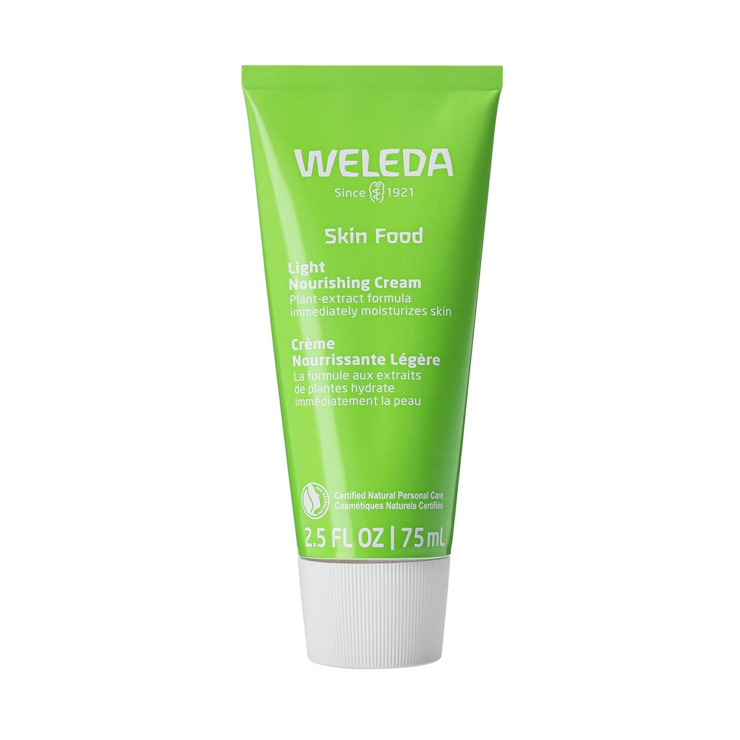 Weleda Skin Food Light Nourishing Body Cream 2.5 Fluid Ounce, Plant Rich Hydrating Moisturizer with Chamomile, Calendula and Pansy