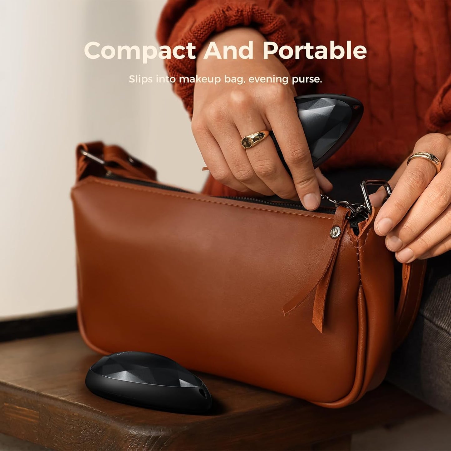 OCOOPA Women Rechargeable Hand Warmers 2 Pack, Portable, Stylish, Diamond-Shape Magnetic Electric Handwarmer, Reusable Pocket Heater, 2025 Tech Gifts for Christmas, Raynaud, Hiking, Camping, UT4 Rare