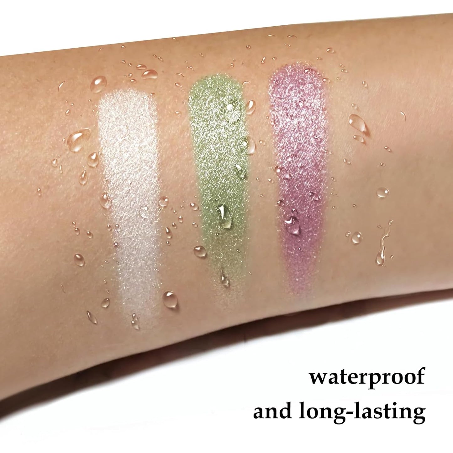 Boobeen 3-PCS Cream Eyeshadow Pencil Crayon Waterproof Brightener Stick Shimmer Pen Create Glitter Eye Makeup, Easy to Use