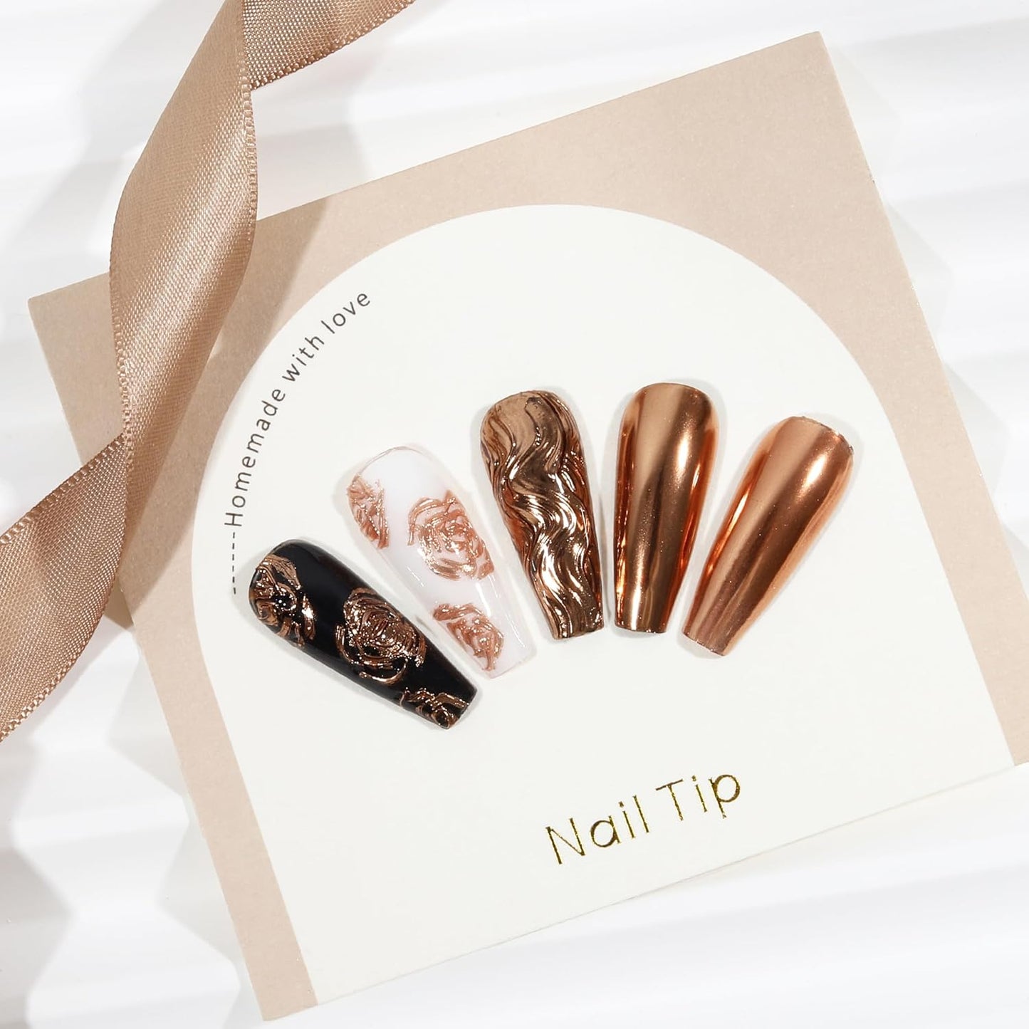 Artdone Chrome Nail Powder, Copper Iridescent Aurora Powder Metallic Mirror Effect Pigment Pearlescent Mermaid Pigment Pearl Glitter Dust Kit, Nail Art Decoration, Resin Craft