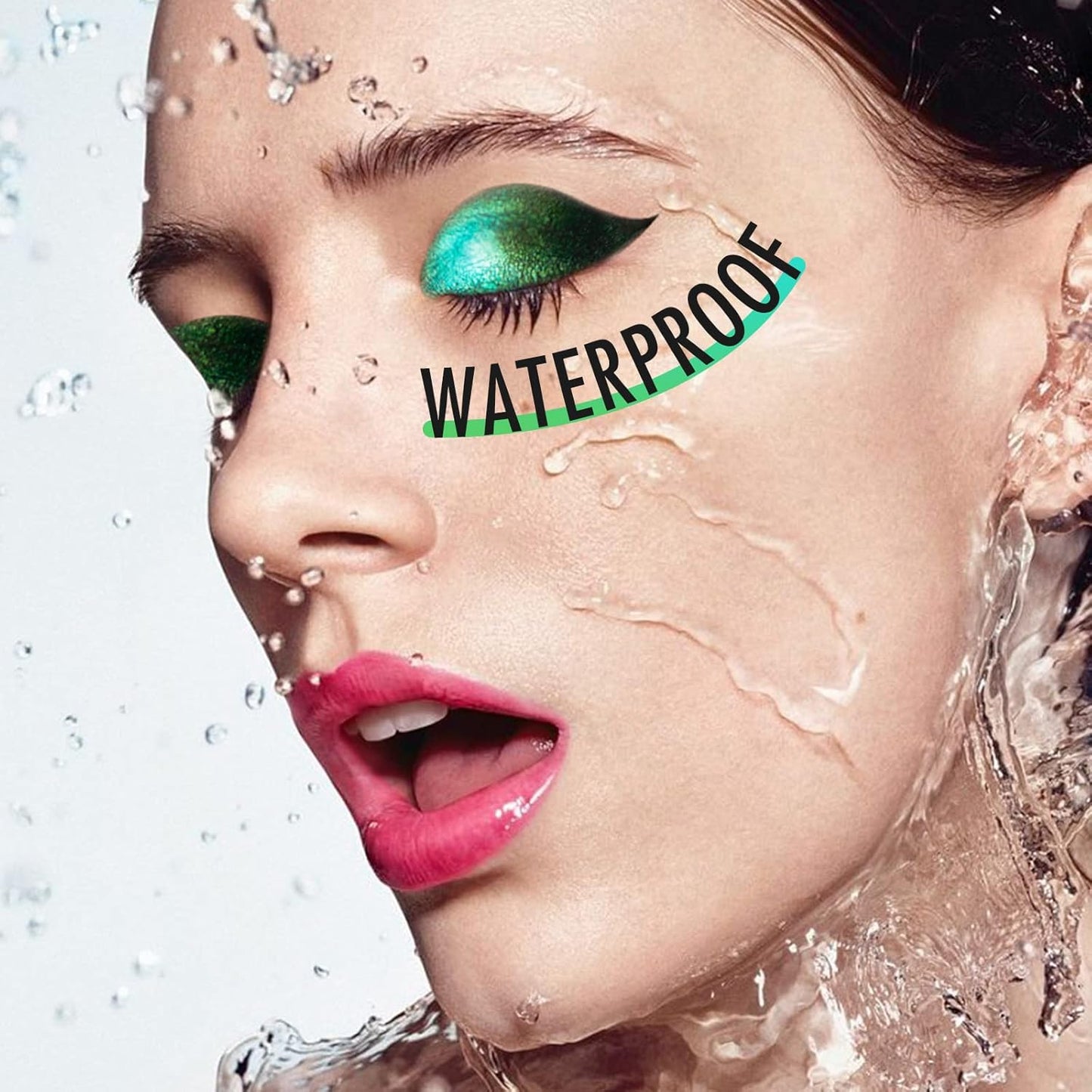 BEPHOLAN Chameleon Metallic Eyeliner - Shifting Colors Glitter Waterproof, 24h Long-Lasting Eyeliner Pen (WILD OASIS)