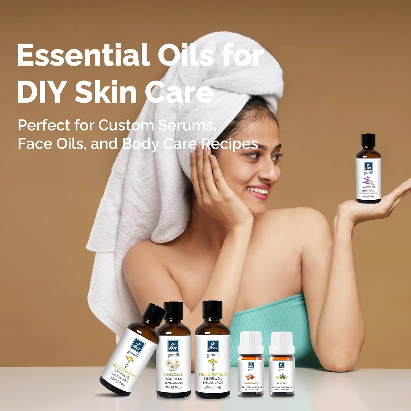 Spearmint Essential Oil, 100% Pure Undiluted Spearmint Oil for Skin, Hair, Aromatherapy - 100ml/3.38 oz