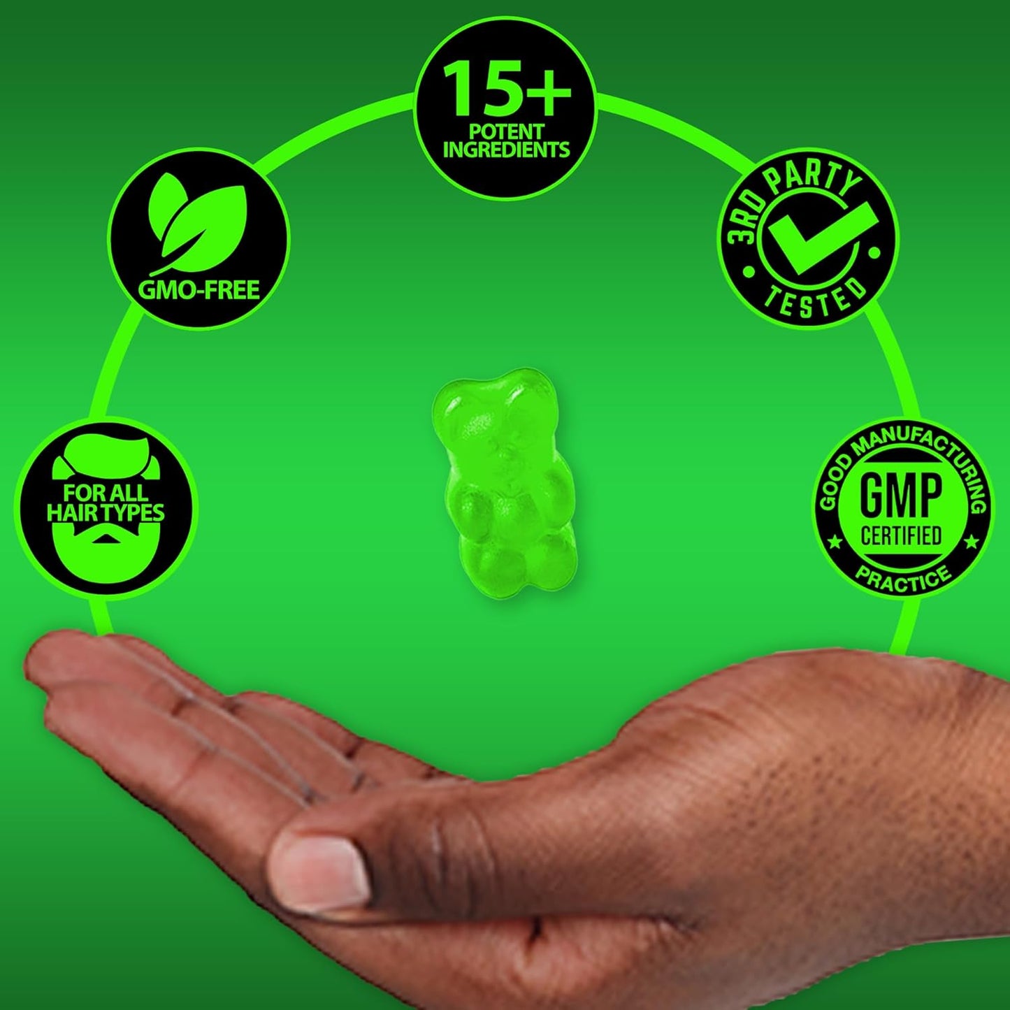 Biotin Beard Balm + XXL Beard Growth Serum + 620,000mcg Beard Growth Vitamins – Beard Growth Kit for Men with Mustache Wax, Collagen, MSM & Castor Oil – Fills Patches, Thickens & Styles