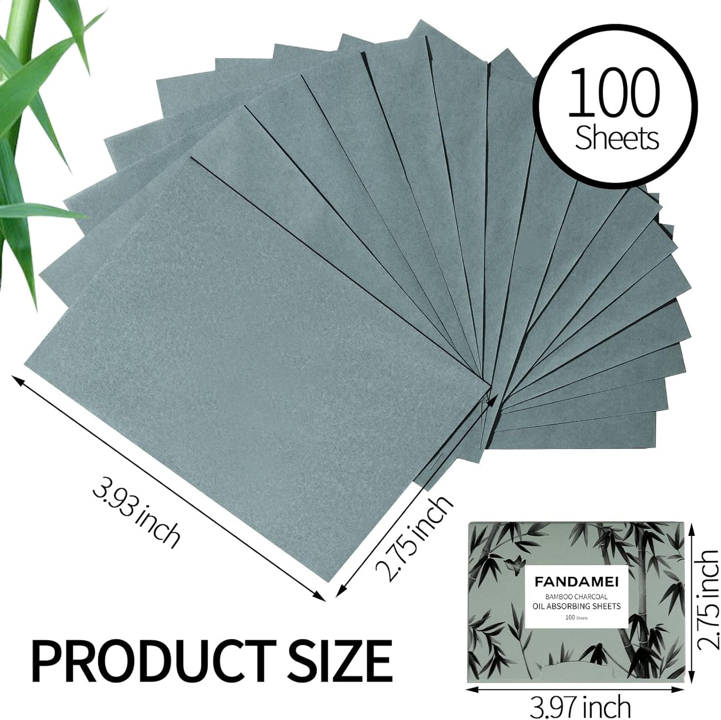 FANDAMEI Oil Blotting Sheets For Face, 200 Counts Oil Blotting Papers For Face, Blotting Paper for Oily Skin, Oil Control Film, Oil Absorbing Sheets For Face, Oil Absorbing Tissues