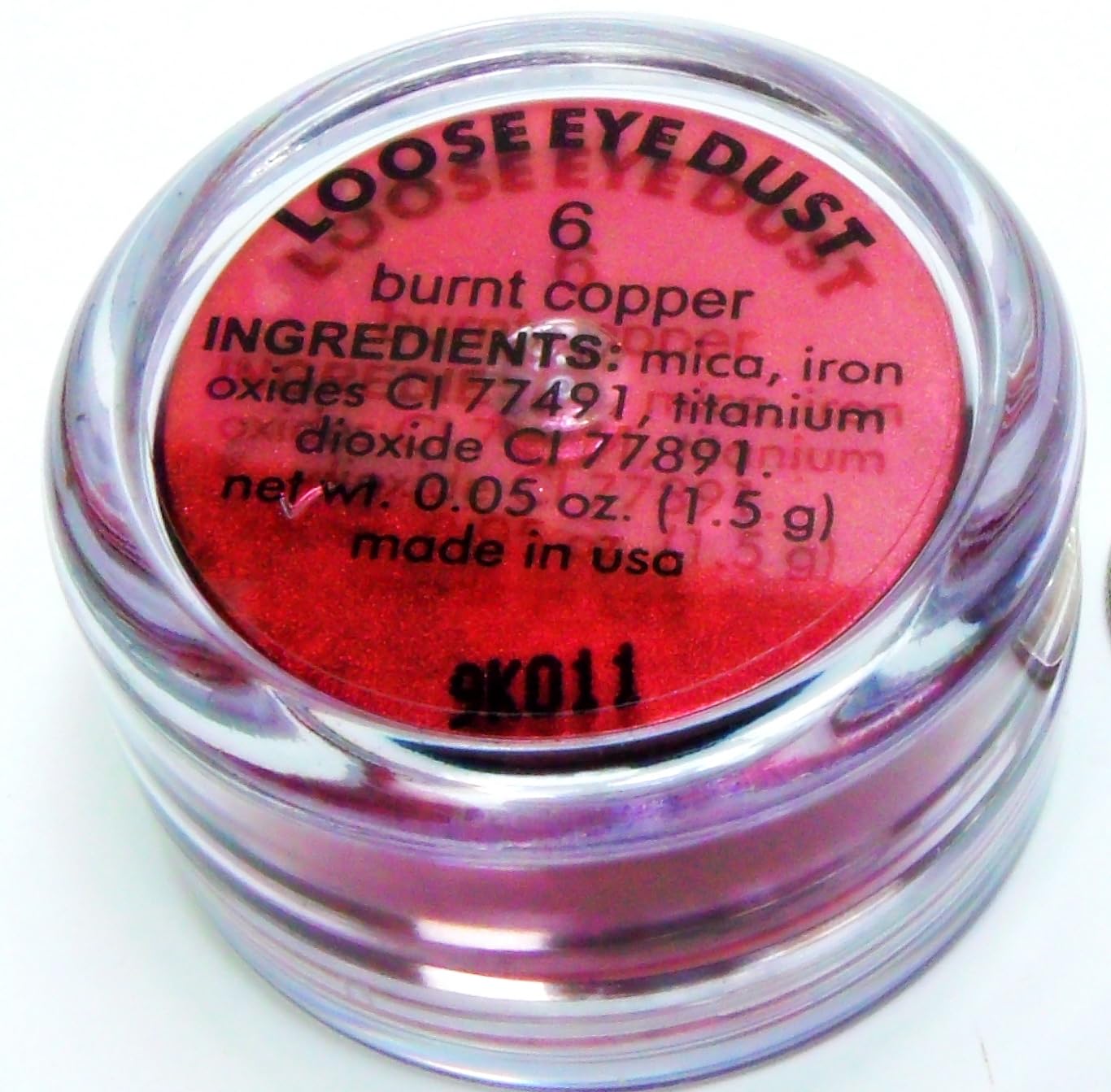 Beautiful Deep Mauve Burnt Copper Velvet Red Vegan Loose Eyeshadow Powder Pigment, Single Glitter Mineral Dust Jar Pot; Talc, Paraben & Cruelty Free, No Animal Testing