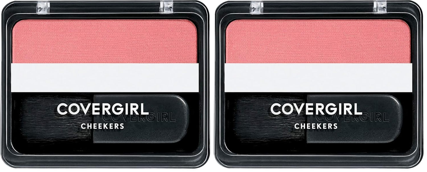 COVERGIRL Cheekers Blush, Flushed, 0.120 Ounce, 1 Count (Pack of 2)