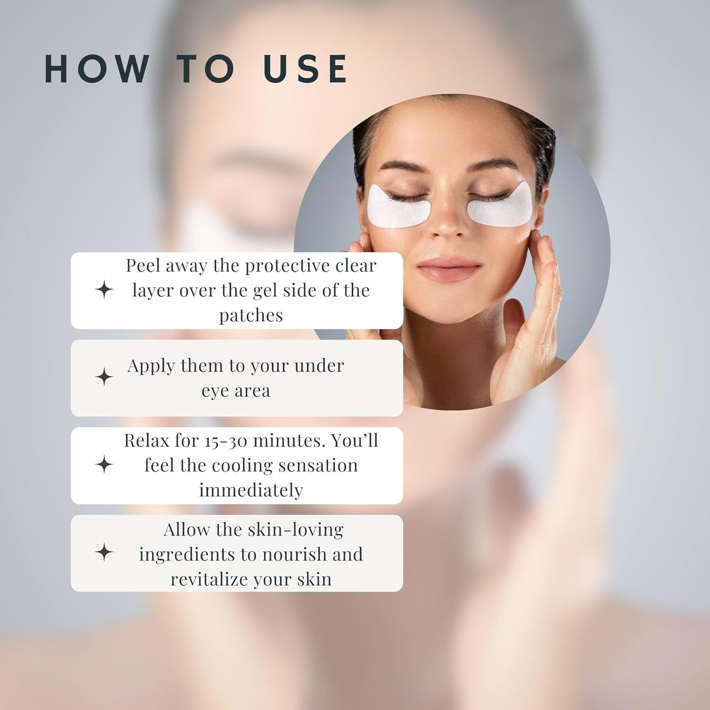 Rinna Beauty Bright Eyes Refreshing Under Eye Gel Cooling Patches