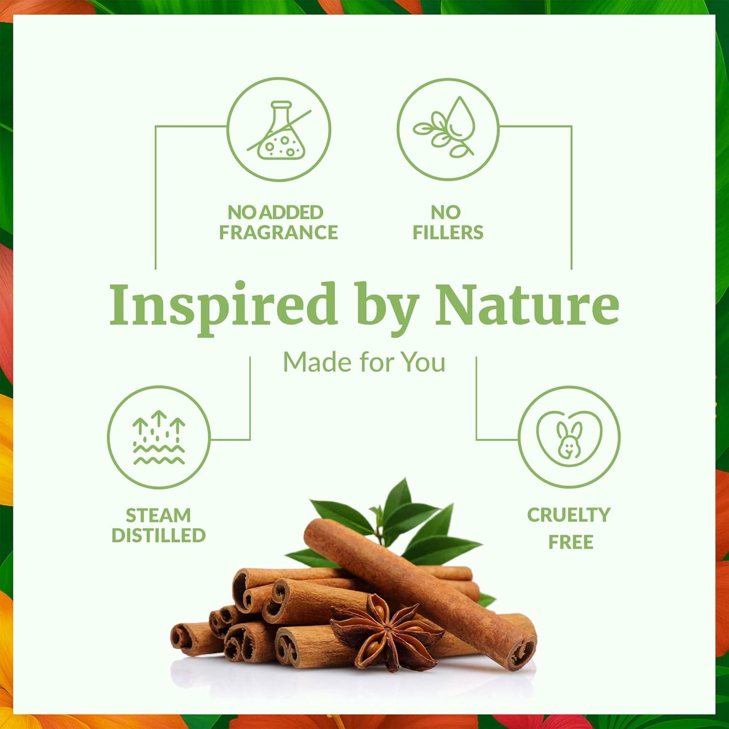 SVA Cinnamon Leaf Essential Oil – 4 Fl Oz – 100% Natural Cinnamon Oil - for Diffuser, Hair Care, Face, Skin Care, Aromatherapy, Scalp and Body Massage, Soap and Candle Making – with Dropper