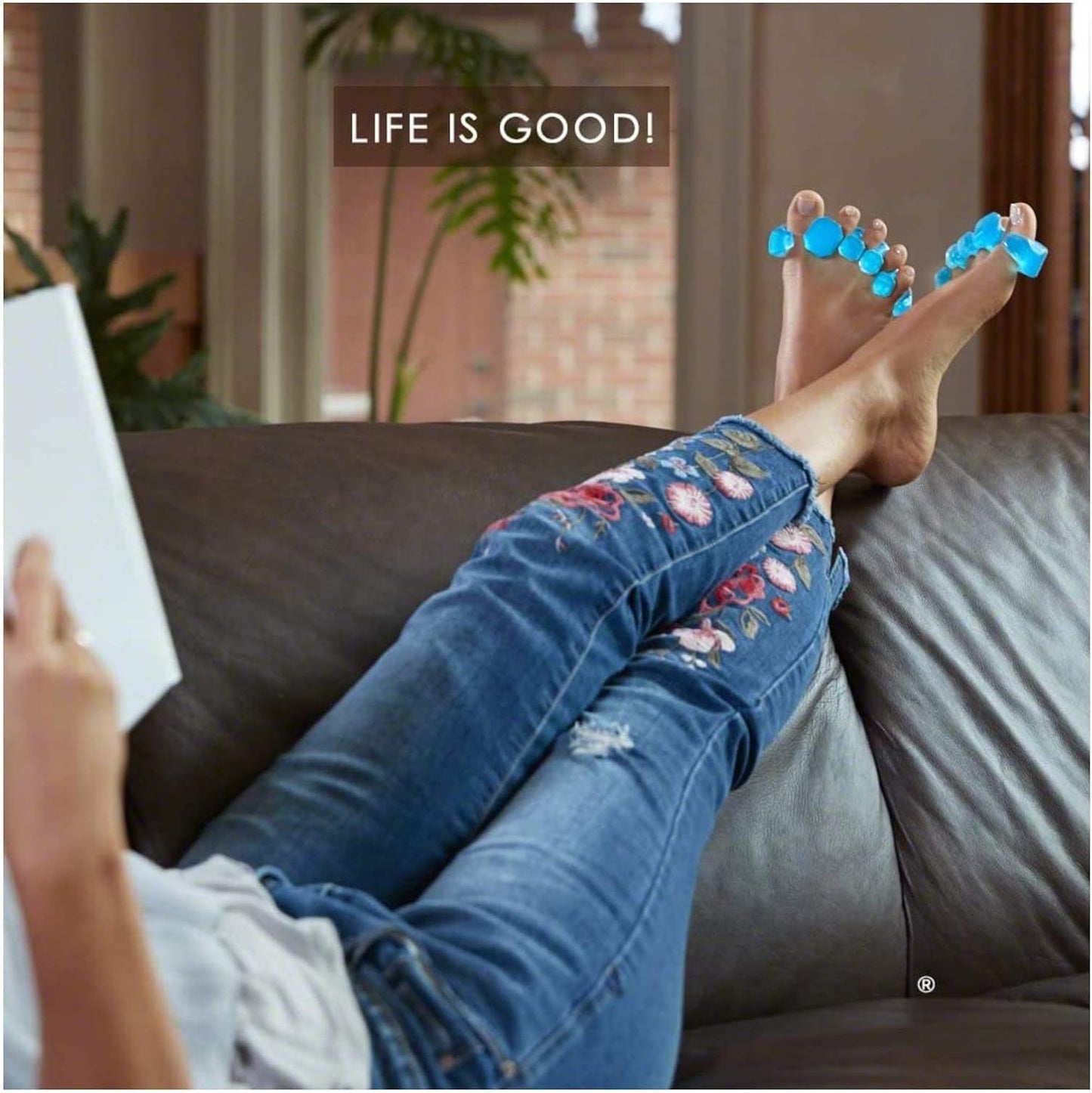 YogaToes GEMS: Gel Toe Stretcher & Separator - America’s Choice for Fighting Bunions, Hammer Toes (Small fits Shoe Sizes W: 7 and Over/M: 7 and Over) Sold as Pair