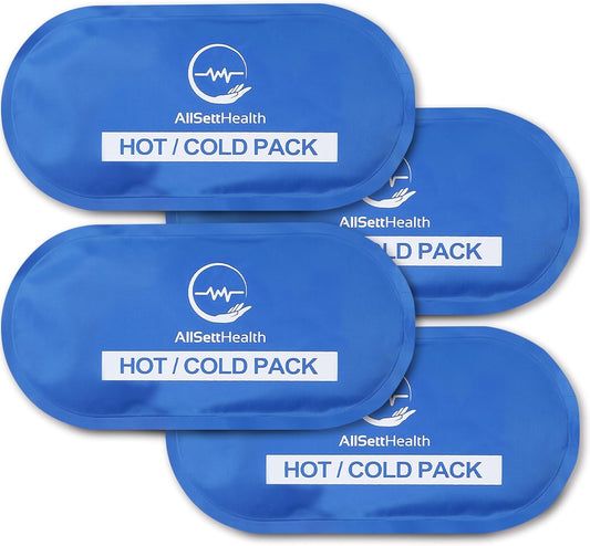 Reusable Hot and Cold Gel Ice Packs for Injuries | Cold Compress, Ice Pack, Gel Ice Packs, Cold Packs for Injuries,10.5 x 5 Inch (4 Pack)