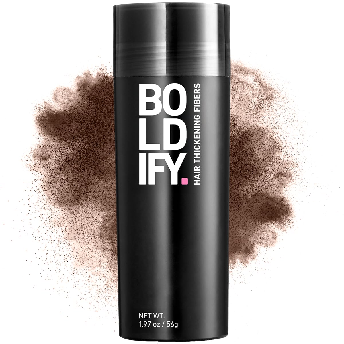 BOLDIFY Hair Fibers (56g) - Fill In Thinning and Fine Hair for an Instantly Fuller, Thicker Look - 14 Shades for Women & Men - Medium Brown
