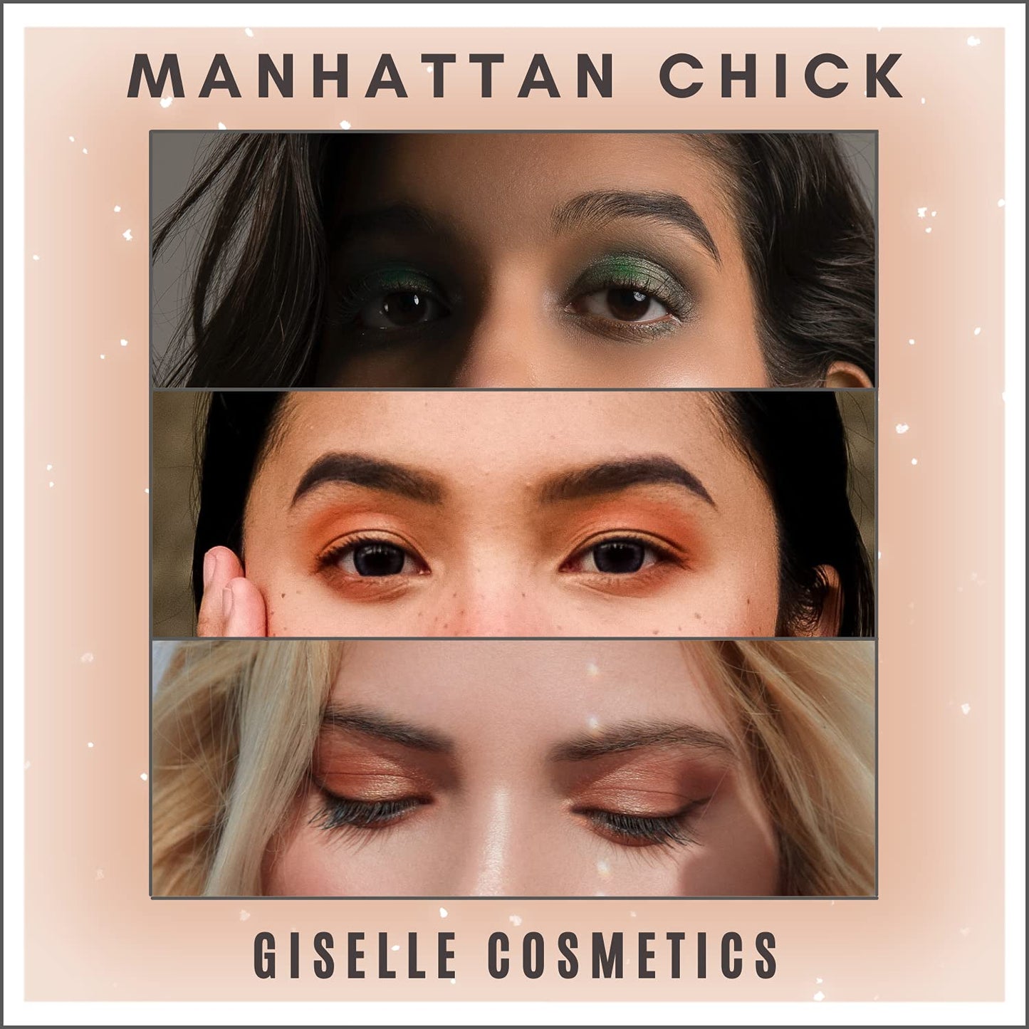 Loose Mineral Eyeshadow and Contouring Palette - Manhattan Chick 8 Shade Set