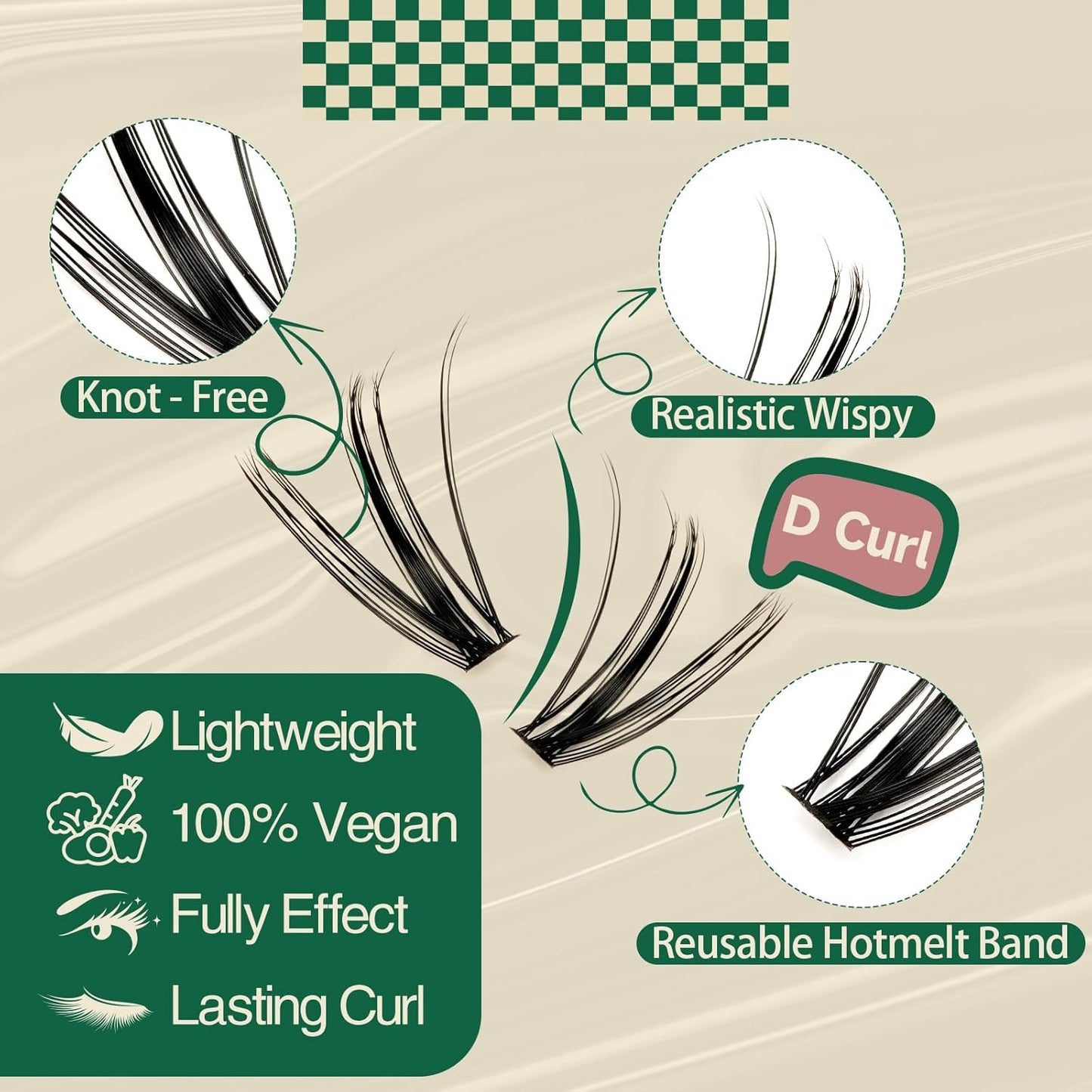 DIY Lash Extension Kit 280pcs Individual Lashes D Curl Eyelash Extension Kit KEYYOU 30D 9-18Mix Lash Clusters with Lash Bond and Seal and Lash Applicator for DIY at Home(KIT-30D-0.07D-9-18Mix)