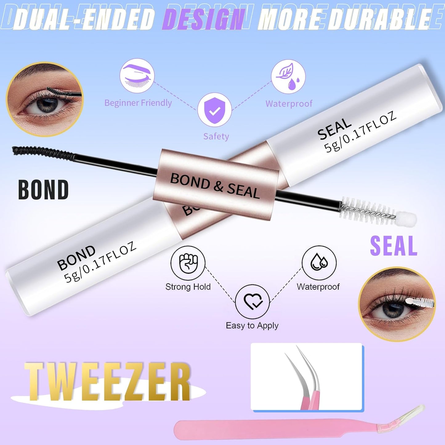 Natural Lash Clusters Wispy Cluster Eyelash Extensions Waterproof Individual Lashes 12&13mm Short Eyelash Clusters Manga Lashes Clusters Kit(132Pcs,C Curl)