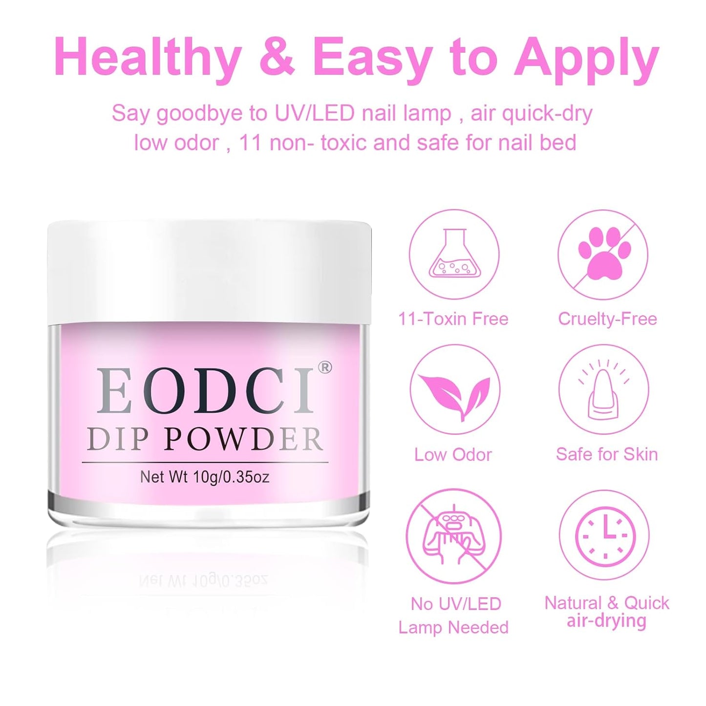 Dip Powder Nail Set, 6 Colors Purple Series 12 Pcs Dipping Powder Kit With Base & Top Coat/Activator/Brush Saver,Nail Art Dip Manicure Kits Odor-Free&Long-Lasting, No Needed Nail Lamp Curing