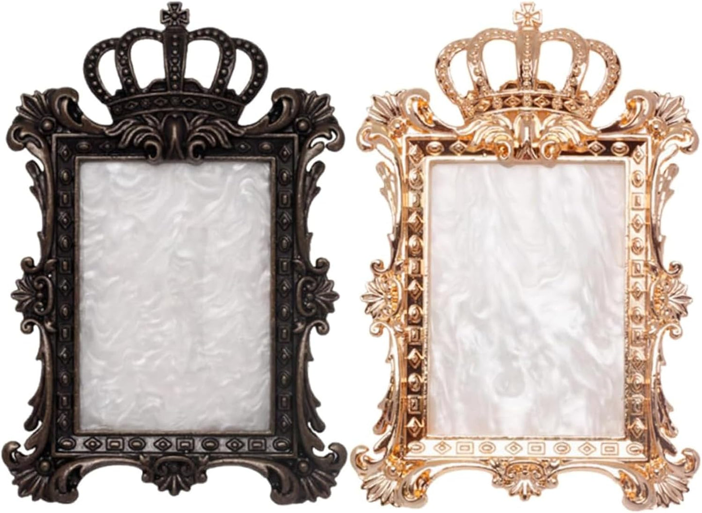 2 Pcs Nail Art Palette, Nail Art Painting Mixed Color Palettes Crown Nail Holder Retro Nail Art Display Board, Nail Art Display Tools Photography Props