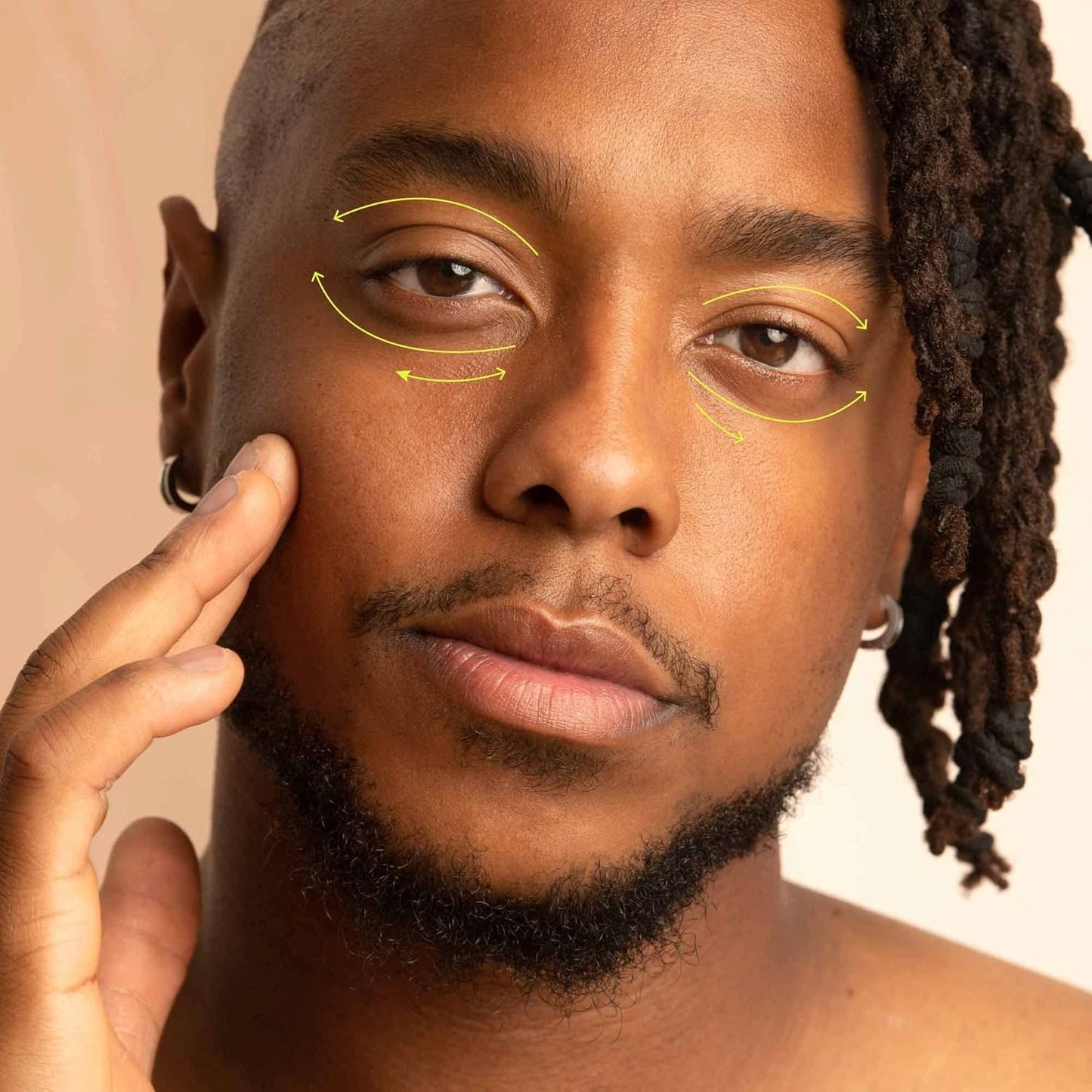 ATTITUDE Oceanly Eye Cream Stick, EWG Verified, Plastic-free, Plant and Mineral-Based Ingredients, Vegan and Cruelty-free Beauty Products, PHYTO CALM, Unscented, 0.3 Ounce