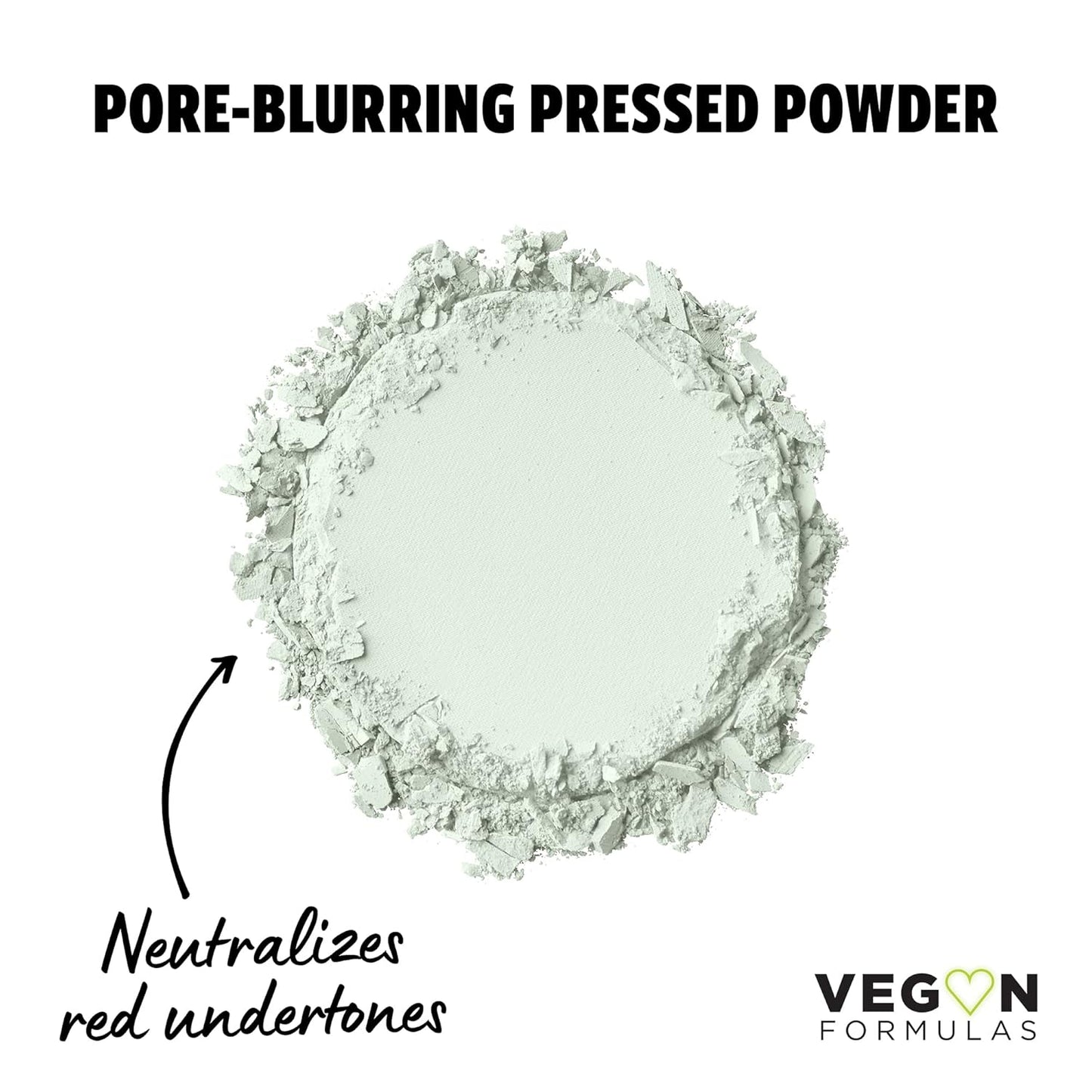 NYX PROFESSIONAL MAKEUP HD Finishing Powder, Pressed Setting Powder - Mint Green